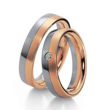 ALIANCES DE CASAMENT BICOLOR 18