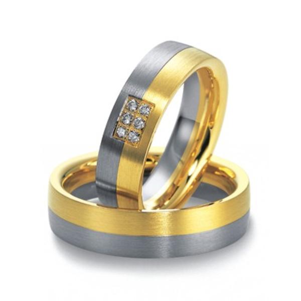 ALIANZAS DE BODA BICOLOR 22