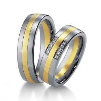 ALIANCES DE CASAMENT BICOLOR 25