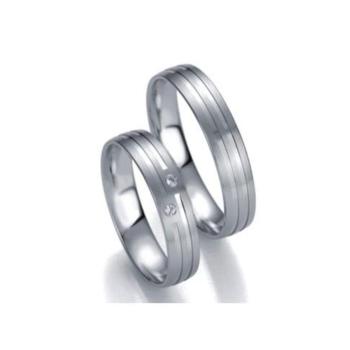 ALIANCES DE CASAMENT OR BLANC SMART LINE SLIM 48/071410-48/071420