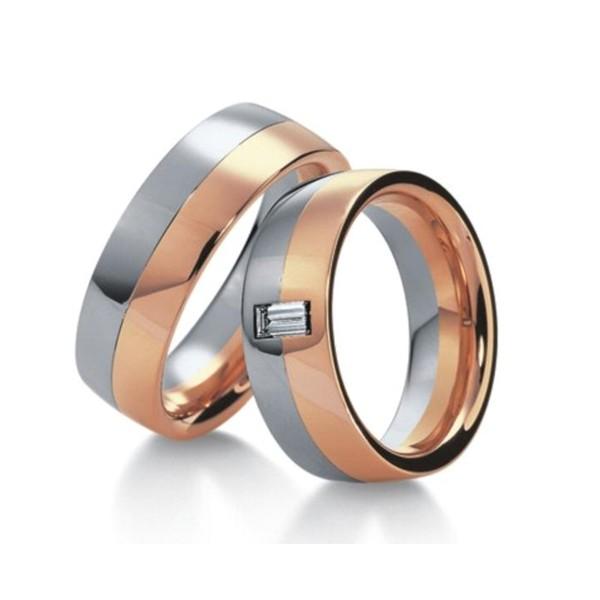 ALIANZAS DE BODA BICOLOR 21