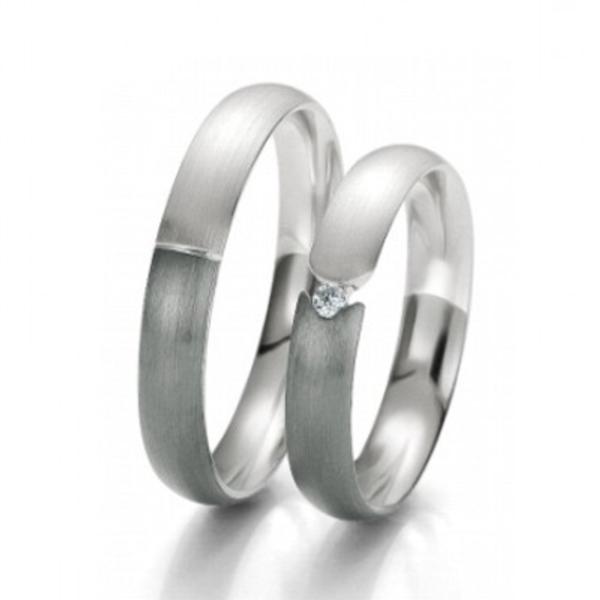 ALIANCES DE CASAMENT BLACK & WHITE 48/06109- 48/06110