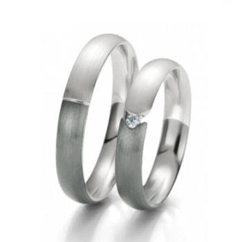 ALIANCES DE CASAMENT BLACK & WHITE 48/06109- 48/06110