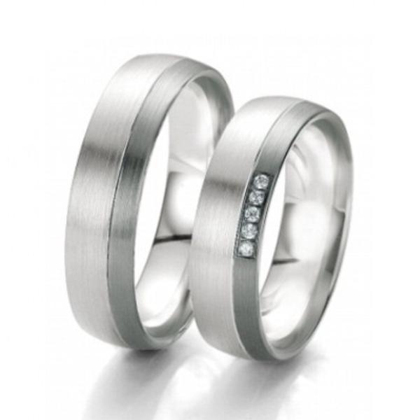 ALIANCES DE CASAMENT BLACK & WHITE 48/06117- 48/06118