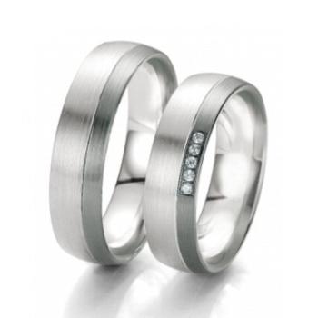 ALIANCES DE CASAMENT BLACK & WHITE 48/06117- 48/06118