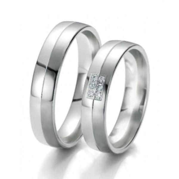 ALIANCES DE CASAMENT BLACK & WHITE 48/06119- 48/06120