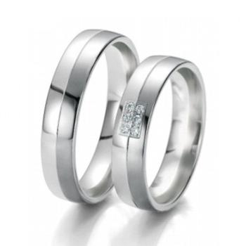 ALIANCES DE CASAMENT BLACK & WHITE 48/06119- 48/06120