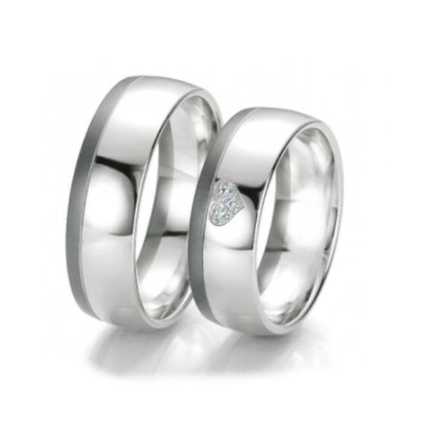 WEDDING RINGS BLACK & WHITE 48/06121- 48/06122