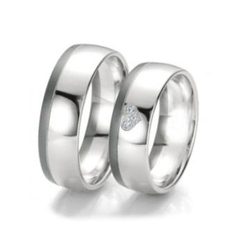 WEDDING RINGS BLACK & WHITE 48/06121- 48/06122