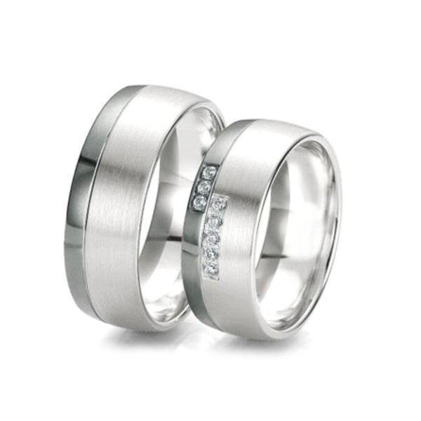 WEDDING RINGS BLACK & WHITE 48/06123- 48/06124