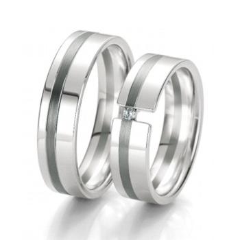 ALIANCES DE CASAMENT BLACK & WHITE 48/06131- 48/06132