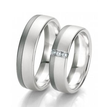 WEDDING RINGS BLACK & WHITE 48/06137- 48/06138