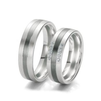 ALIANCES DE CASAMENT BLACK & WHITE 48/06139- 48/06140