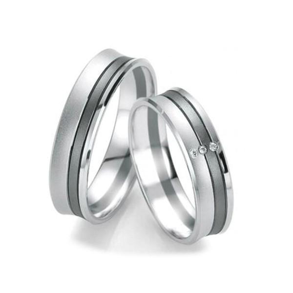 ALIANCES DE CASAMENT BLACK & WHITE 48/07153-48/07154