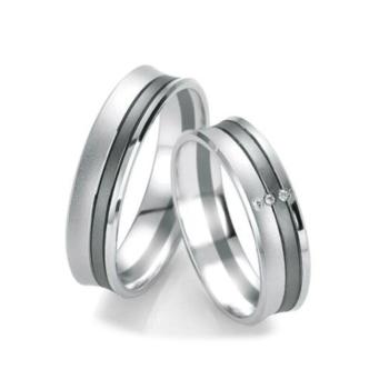 ALIANCES DE CASAMENT BLACK & WHITE 48/07153-48/07154