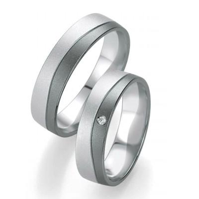 ALIANCES DE CASAMENT BLACK & WHITE 48/07161-48/07162