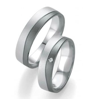 ALIANCES DE CASAMENT BLACK & WHITE 48/07161-48/07162