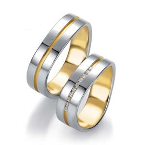 bicolor aliances or groc blanc