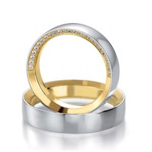 alianzas boda bicolor novios