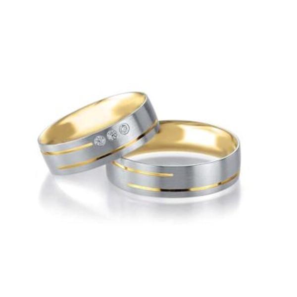 ALIANZAS DE BODA BICOLOR 85