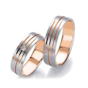 ALIANZAS DE BODA BICOLOR 83