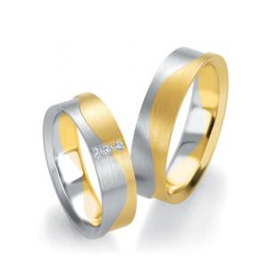 ALIANCES DE CASAMENT BICOLOR 96