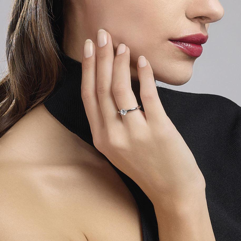 Mabina silver and cubic zirconia ring 523177, sizes 11 to 19