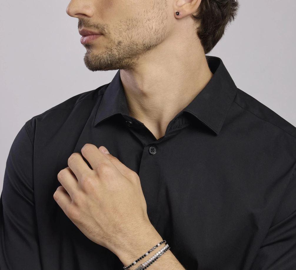 PULSERA MABINA HOMBRE TENNIS CLUB NEGRO 533694-S