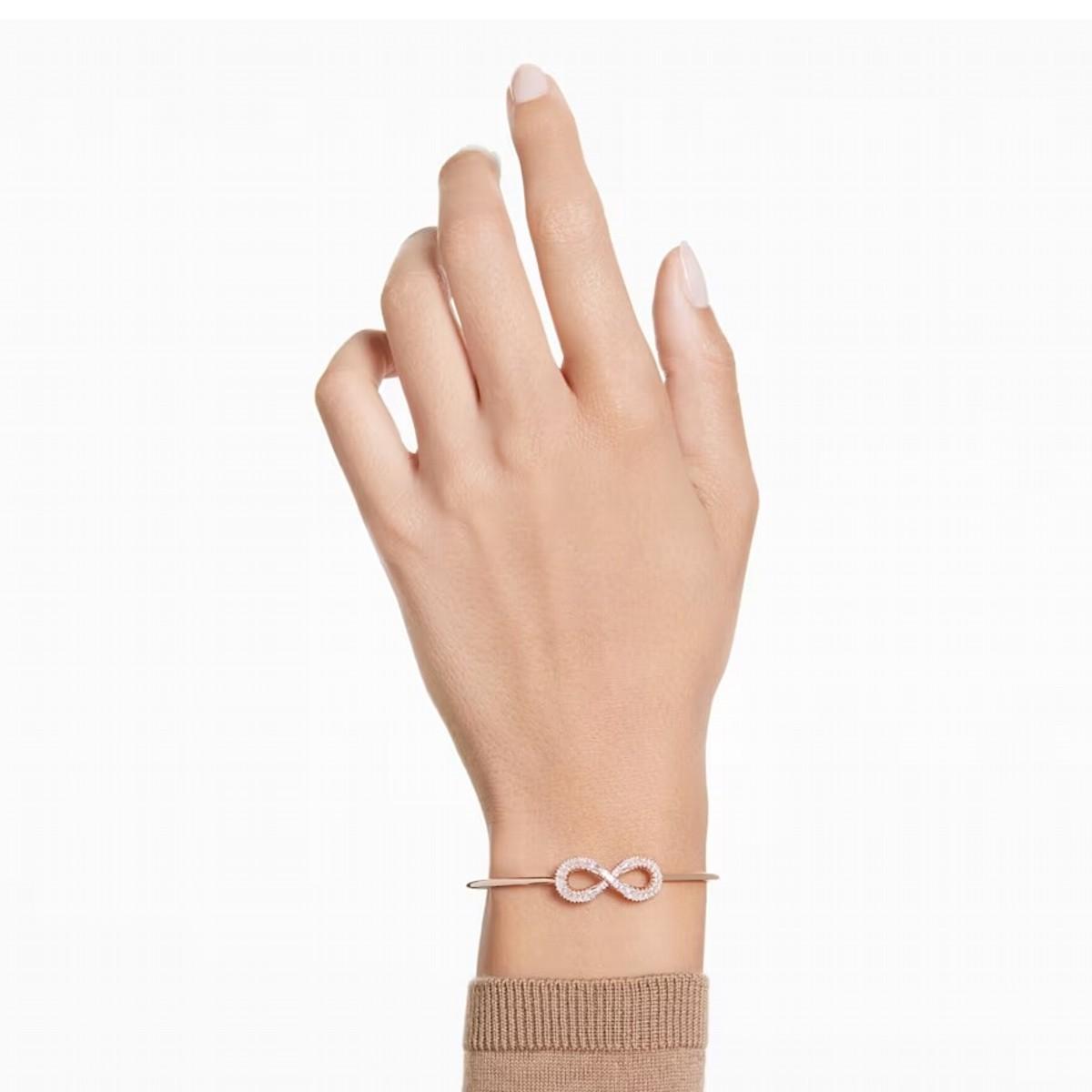 HYPERBOLA ROSE GOLD-TONE PLATED SWAROVSKI BRACELET 5679443