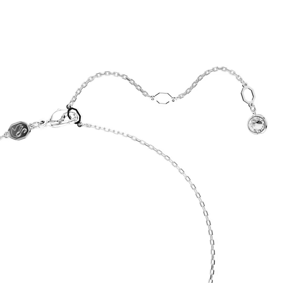 HYPERBOLA INFINITY SILVER PLATED SWAROVSKI NECKLACE 5687265