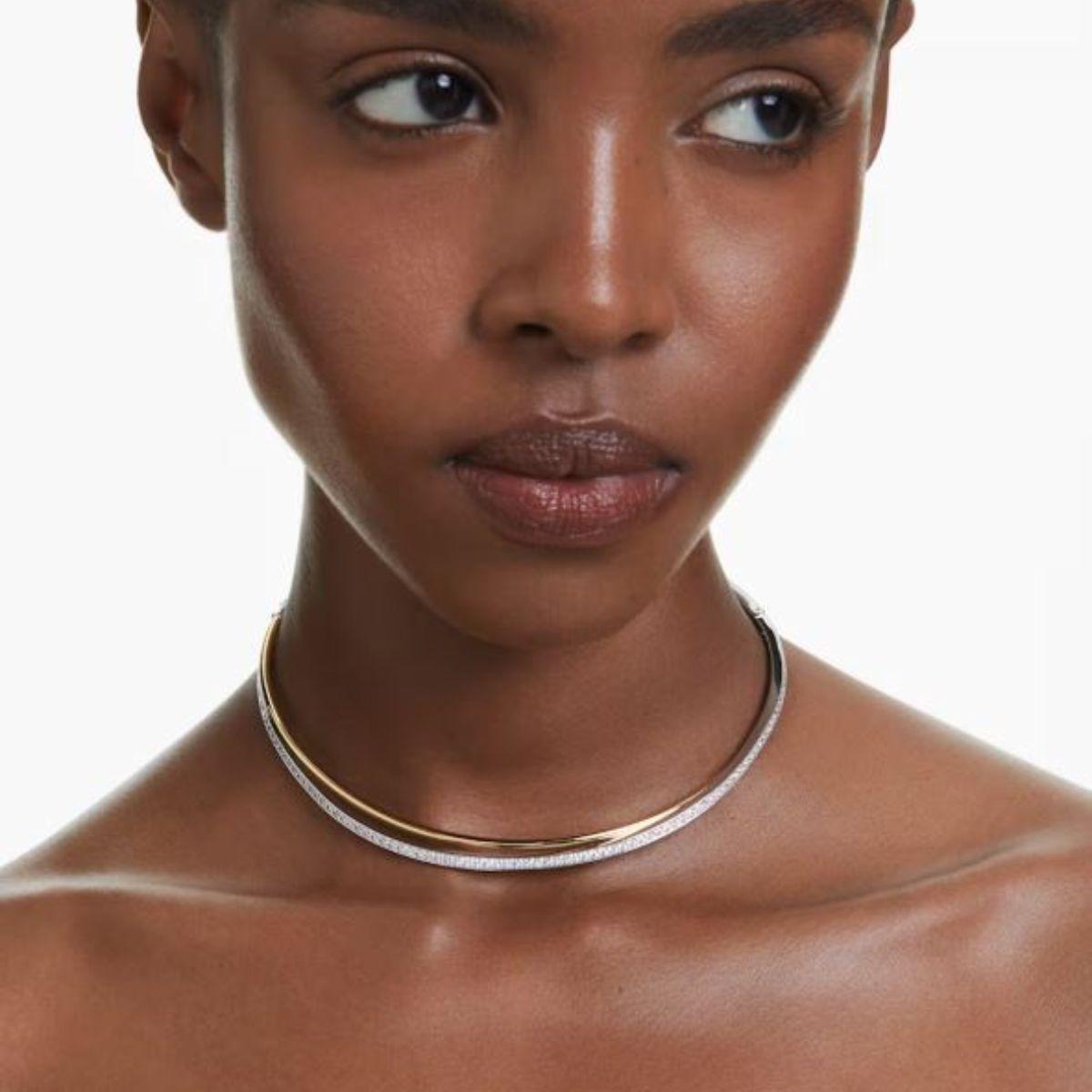 SWAROVSKI HYPERBOLA NECKLACE METAL FINISHES 5702408