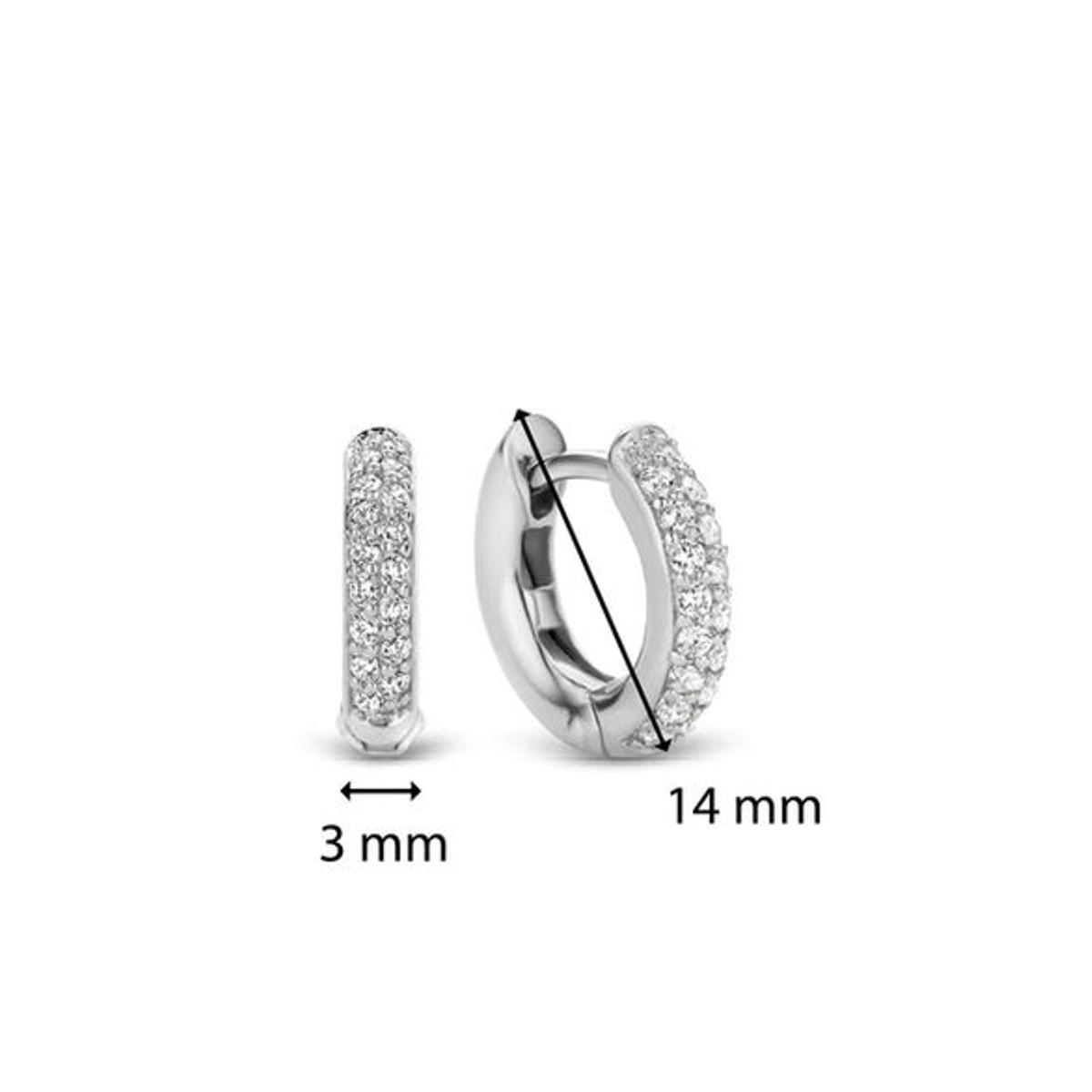 PENDIENTES TI SENTO PLATA BAÑADOS EN RODIO 7210ZI