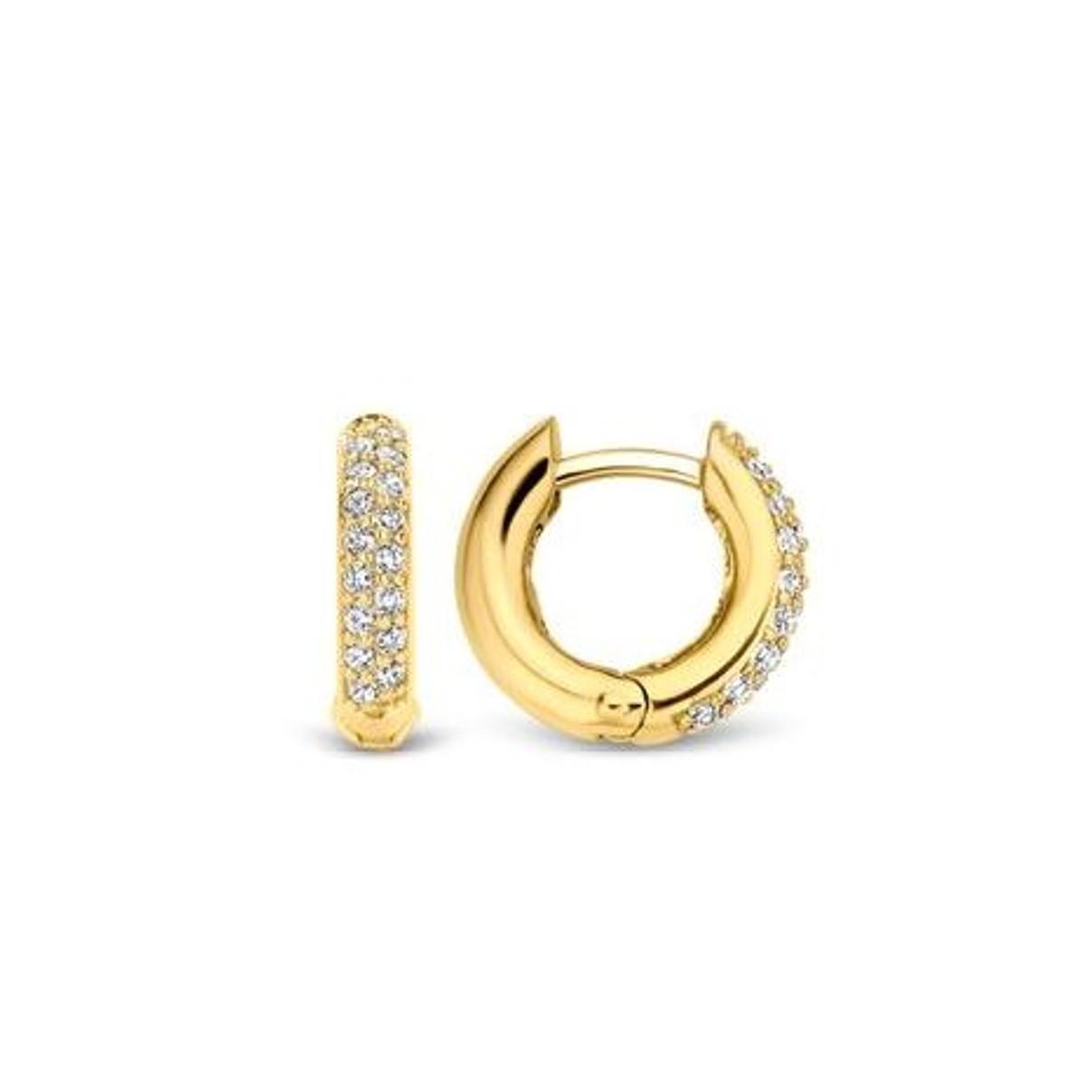 PENDIENTES TI SENTO PLATA BAÑADOS EN ORO 7210ZY