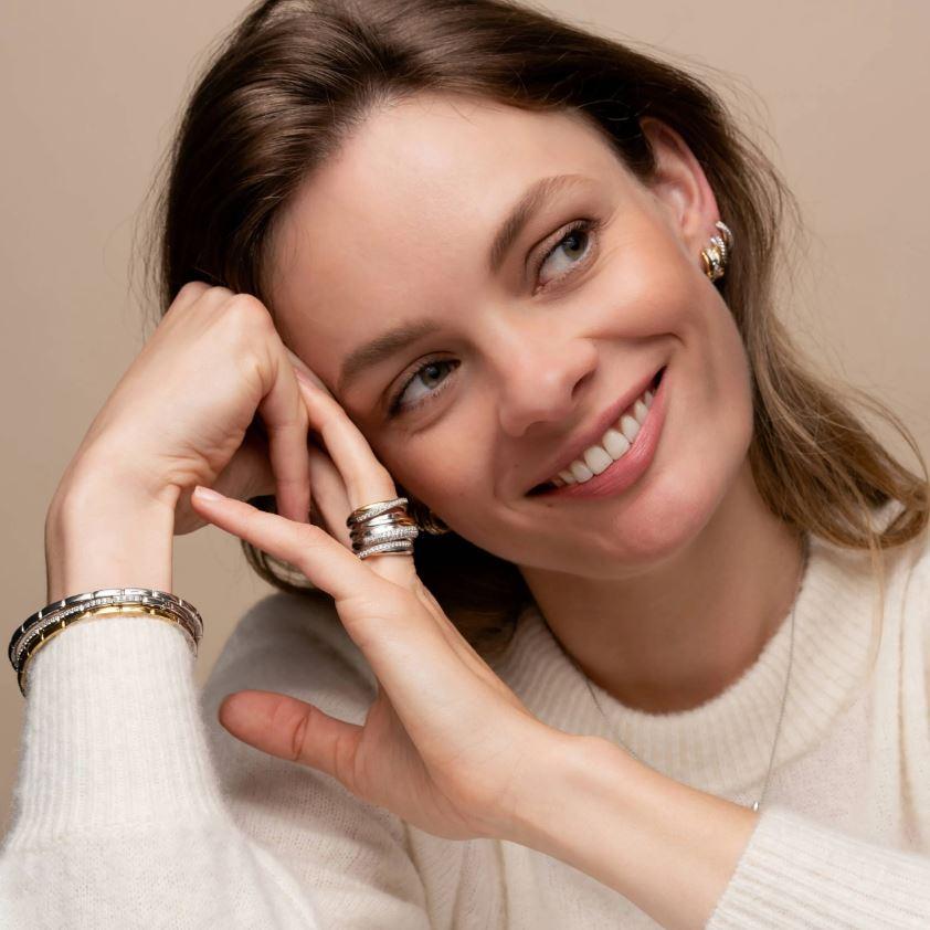 ARRACADES TI SENTO DE PLATA BANYADES EN OR 7667ZY