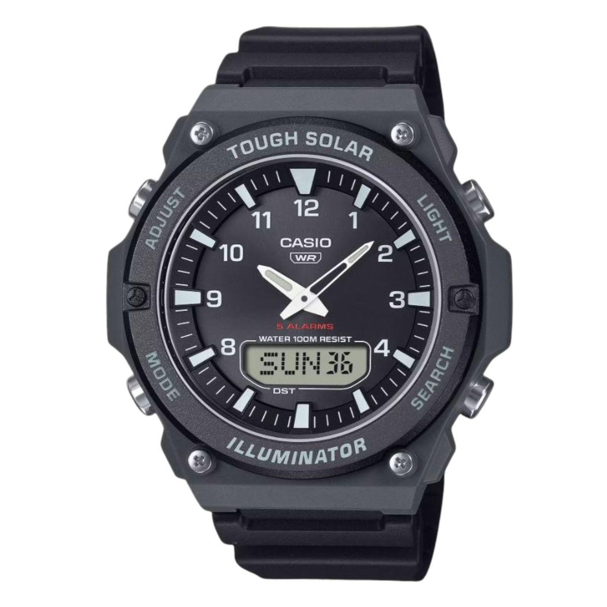 RELLOTGE CASIO COLLECTION SOLAR I DUODISPLAY 50,1mm AQ-S820W-1AVEF