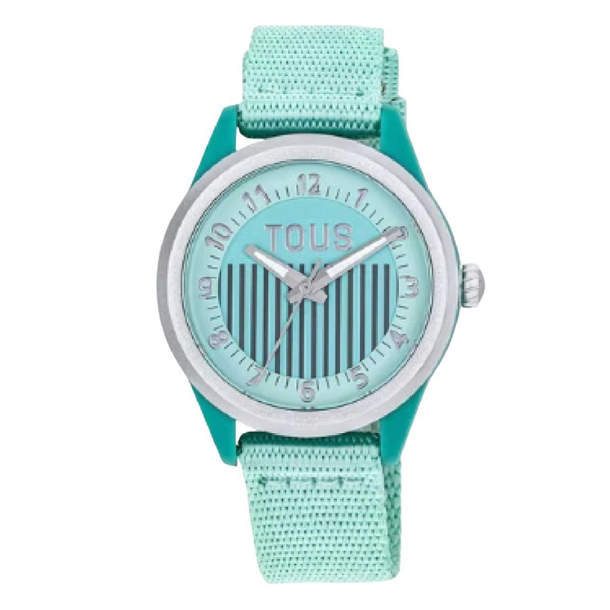 Rellotge tous per a nena de color turquesa. Col·lecció infantil.