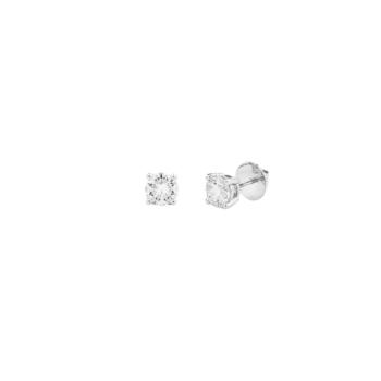 pendientes solitario diamantes CEW10006