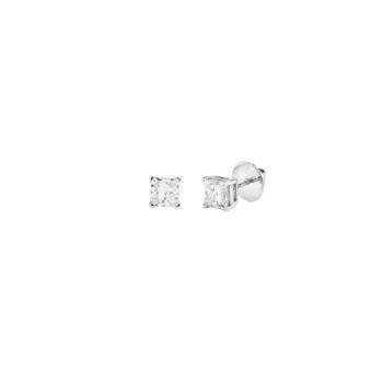 pendientes solitario diamantes CEW10154