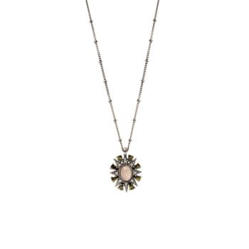 Perseo Sunfield Chavela pendant. Silver and cubic zirconia pendant. Elegant design. International shipping available.