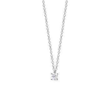 COLGANTE MABINA DE PLATA Y DIAMANTE CULTIVADO 0,17CT FVS 553803