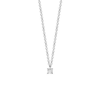 COLGANTE MABINA DE PLATA Y DIAMANTE CULTIVADO 0,1CT FVS 553804