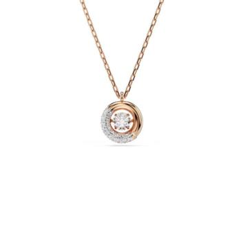 COLGANTE SWAROVSKI DEXTERA CON BAÑO TONO ORO ROSA Y CRISTALES 5692257