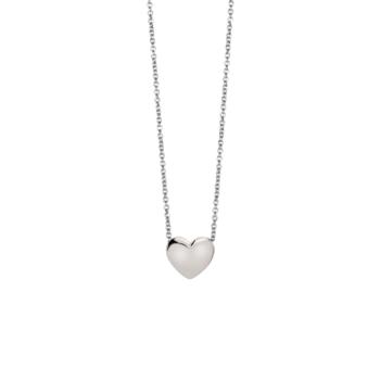 MABINA SILVER NECKLACE IN THE SHAPE OF A COR 553742
