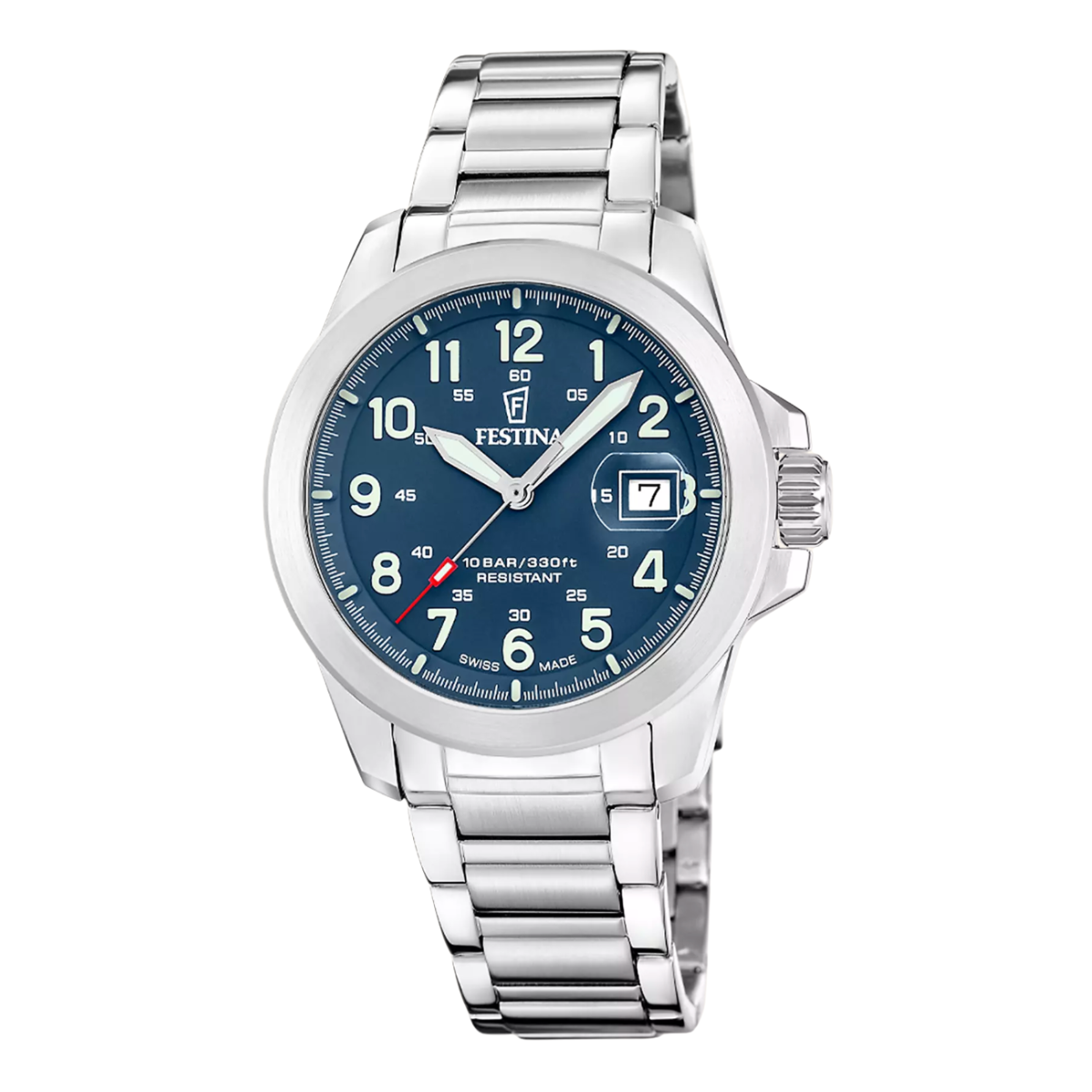 FESTINA SWISS-MADE WATCH WITH BLUE DIAL F20081/2