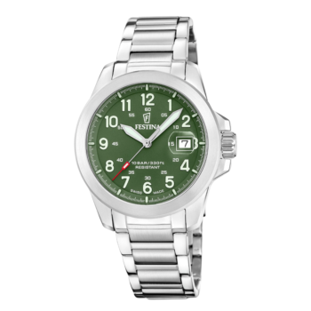 FESTINA SWISS-MADE WATCH WITH GREEN DIAL F20081/3