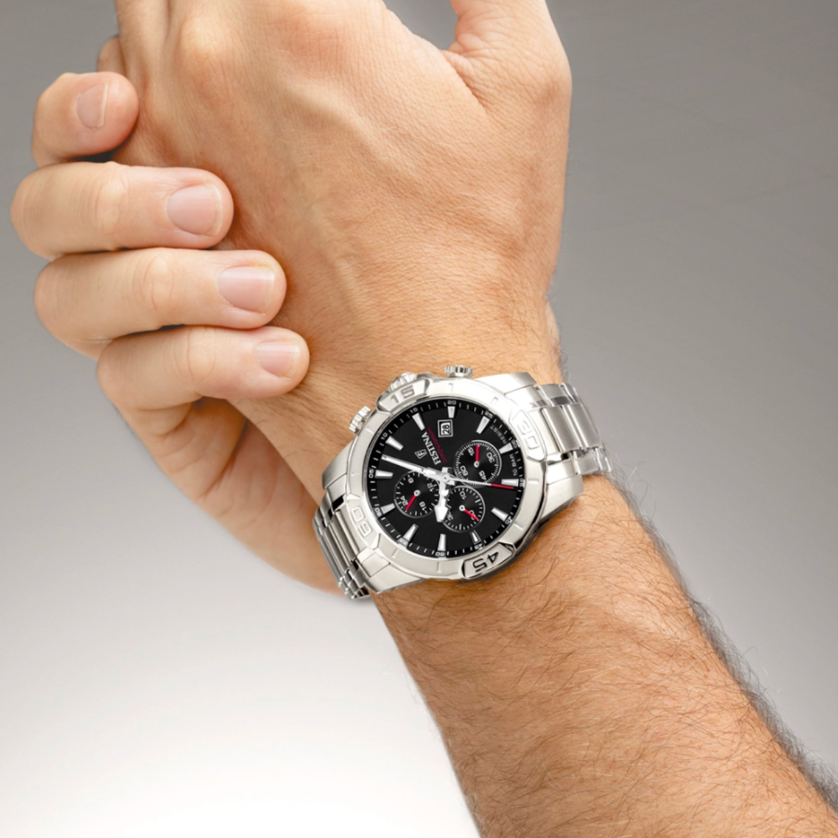 RELOJ FESTINA TIMELESS CHRONOGRAPH ESFERA NEGRA F20704/3
