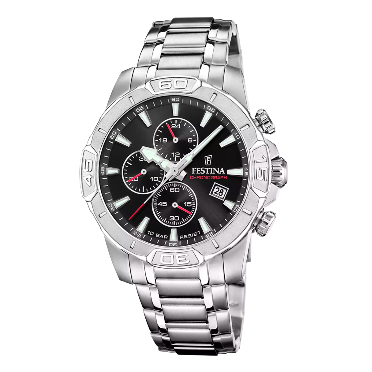 RELOJ FESTINA TIMELESS CHRONOGRAPH ESFERA NEGRA F20704/3