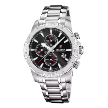 RELOJ FESTINA TIMELESS CHRONOGRAPH ESFERA NEGRA F20704/3