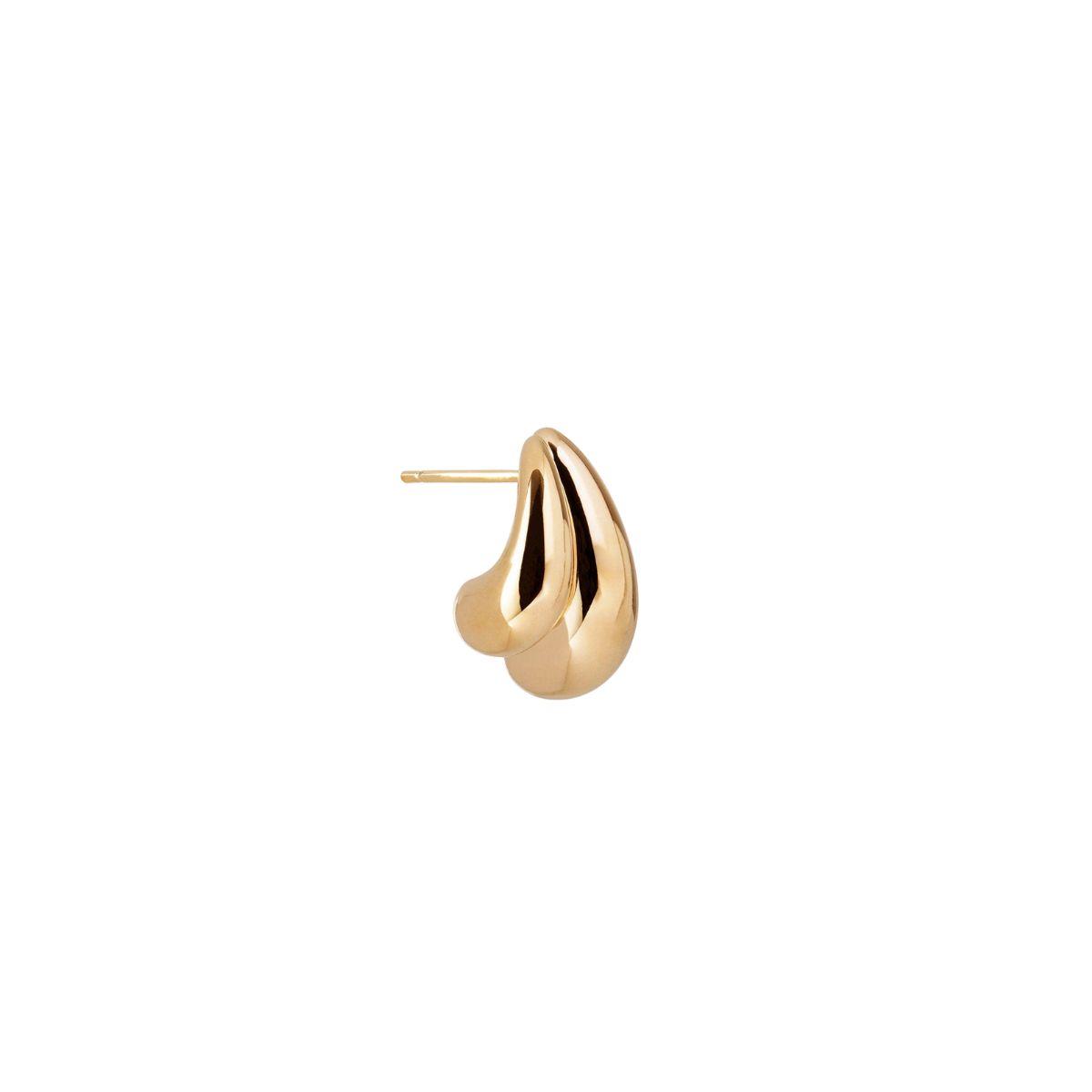 NEW - GOLD PLATED VIDAL AND VIDAL EARRINGS, BIG DROP G3866