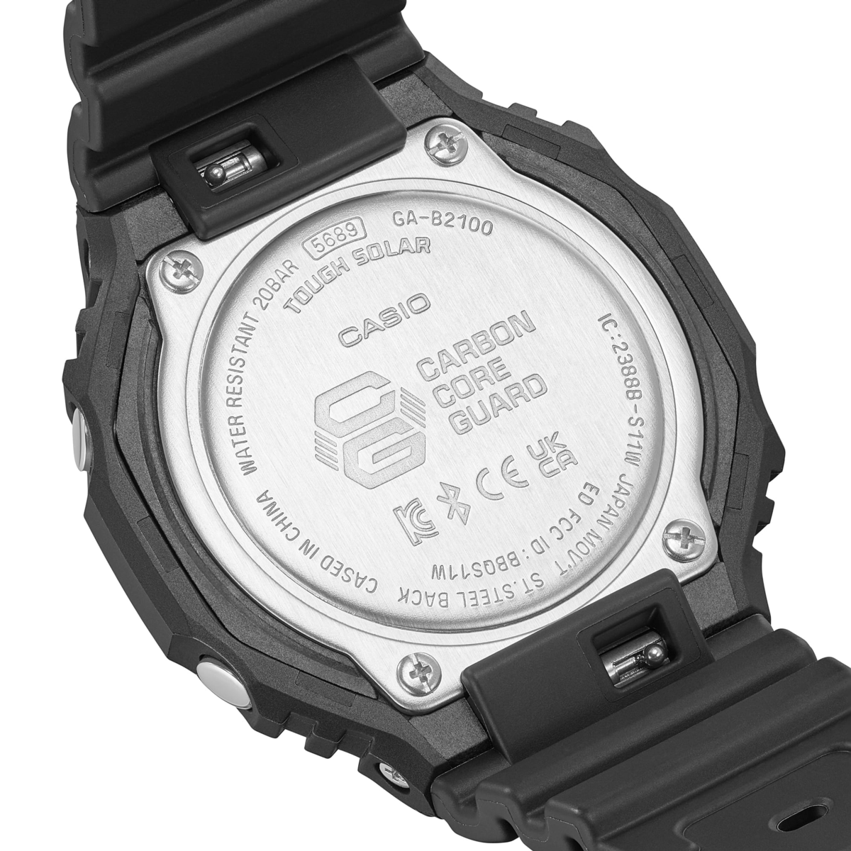 Rellotge Casio G-SHOCK GA-B2100-1A1ER negre Tough Solar Bluetooth 2